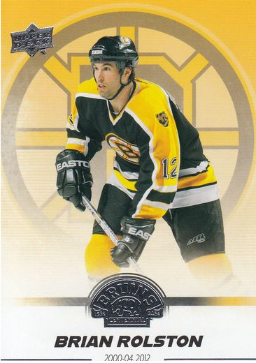 řadová karta BRIAN ROLSTON 23-24 UD Boston Bruins Centennial číslo 99
